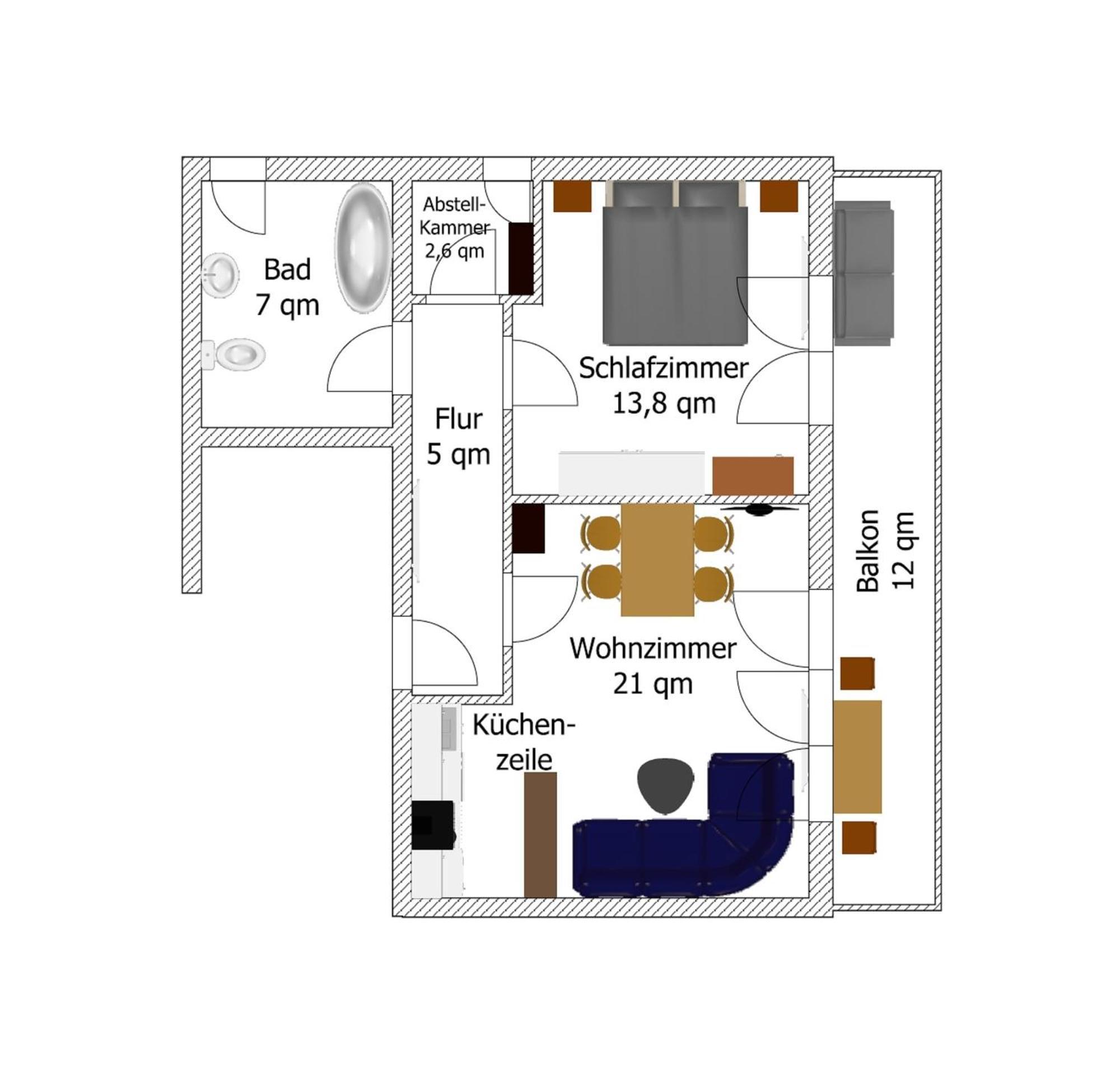2-Zimmer Ferienwohnung "Am Waldrand" Schönwalde Exterior foto